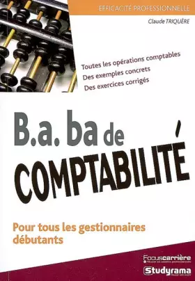 Couverture du produit · B.A.-BA de comptabilité