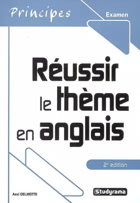 Couverture du produit · Réussir le thème en anglais