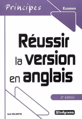 Couverture du produit · Réussir la version en anglais