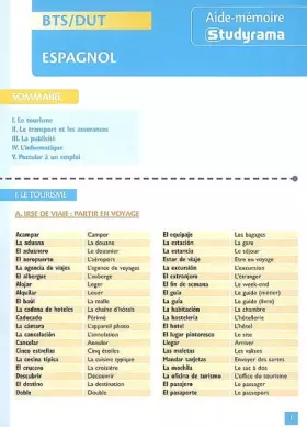 Couverture du produit · Espagnol BTS/DUT