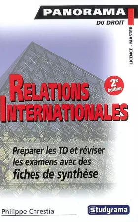 Couverture du produit · Relations internationales