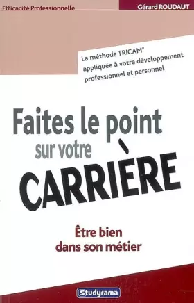 Couverture du produit · Faites le point sur votre carrière