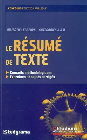 Couverture du produit · Le résumé de texte