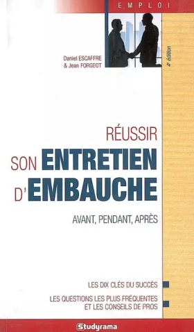 Couverture du produit · Réussir son entretien d'embauche