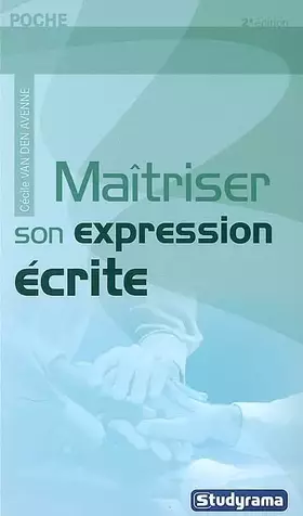 Couverture du produit · Maîtriser son expression écrite