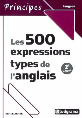 Couverture du produit · Les 500 expressions types de l'anglais