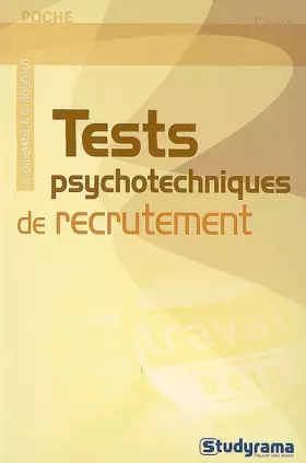 Couverture du produit · Tests psychotechniques de recrutement