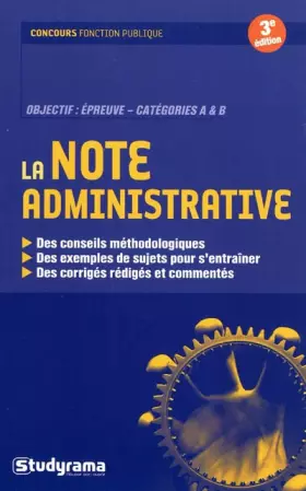 Couverture du produit · La note administrative