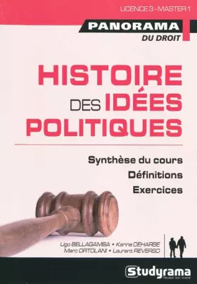 Couverture du produit · Histoire des idées politiques