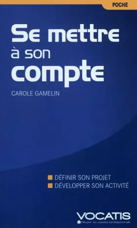 Couverture du produit · S'installer à son compte