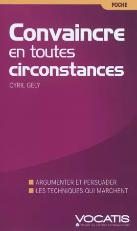 Couverture du produit · Savoir convaincre