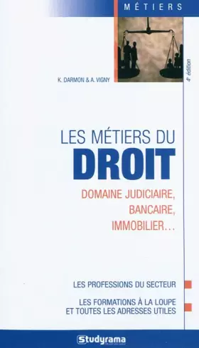 Couverture du produit · Les métiers du droit