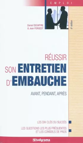 Couverture du produit · Réussir son entretien d'embauche