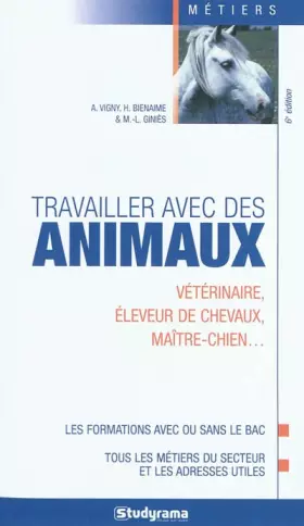 Couverture du produit · Travailler avec des animaux