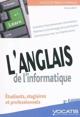 Couverture du produit · L'anglais de l'informatique