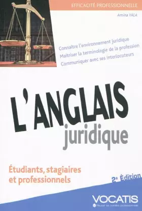 Couverture du produit · L'anglais juridique