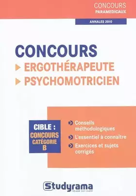 Couverture du produit · Ergothérapeute-psychomotricien