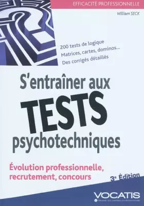 Couverture du produit · S'entraîner aux tests psychotechniques