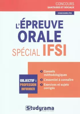 Couverture du produit · L'épreuve orale spécial iIFSI