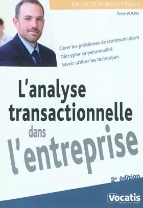 Couverture du produit · L'analyse transactionnelle dans l'entreprise