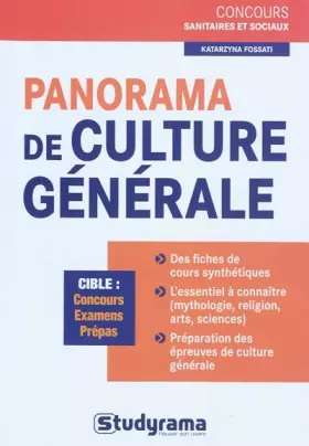 Couverture du produit · Panorama de culture générale