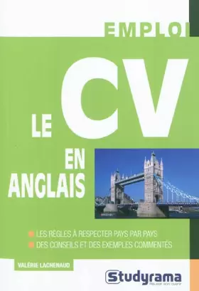 Couverture du produit · Le CV en anglais