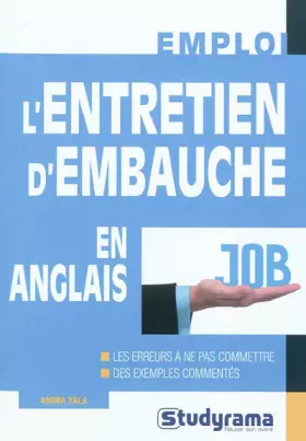Couverture du produit · L'entretien d'embauche en anglais