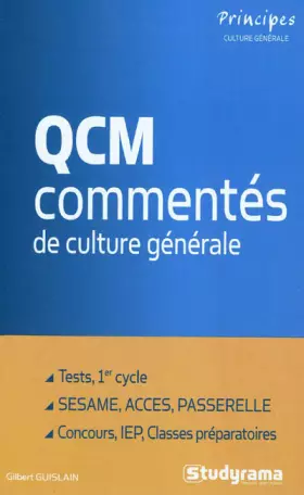 Couverture du produit · QCM commentés de culture générale