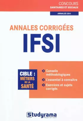 Couverture du produit · Annales corrigées IFSI