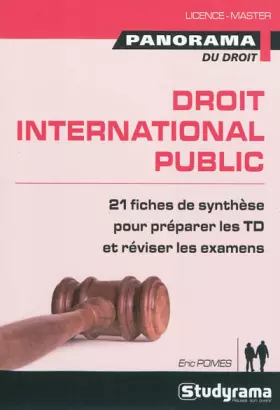 Couverture du produit · Droit international public