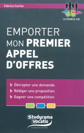 Couverture du produit · Emporter mon premier d'appel d'offres