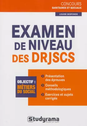 Couverture du produit · Examen de niveau des DRJSCS