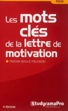 Couverture du produit · Les mots clés de la lettre de motivation