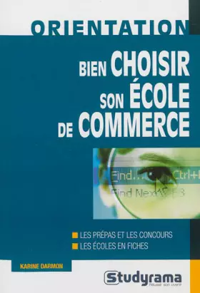 Couverture du produit · Bien choisir son école de commerce