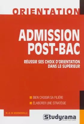 Couverture du produit · Admission post-bac orientation