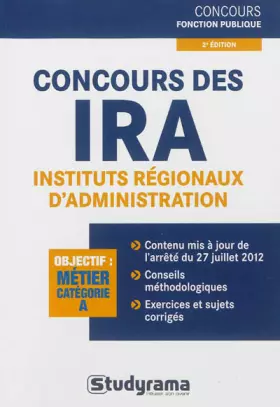 Couverture du produit · Concours des IRA