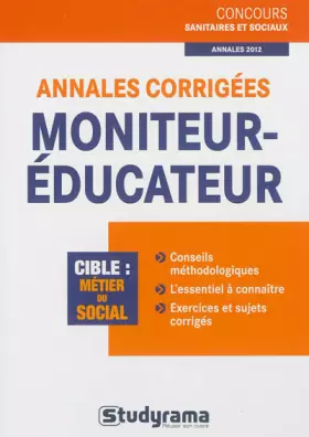 Couverture du produit · Annales corrigées moniteur-éducateur