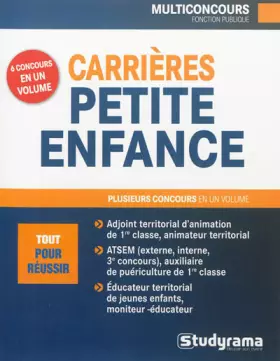 Couverture du produit · Carrières petite enfance