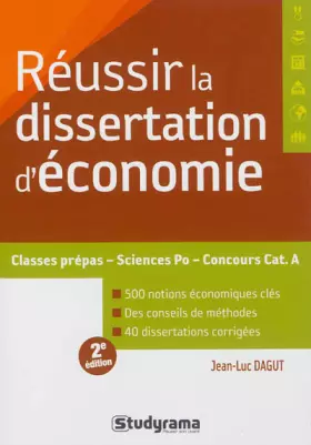 Couverture du produit · Réussir la dissertation d'économie