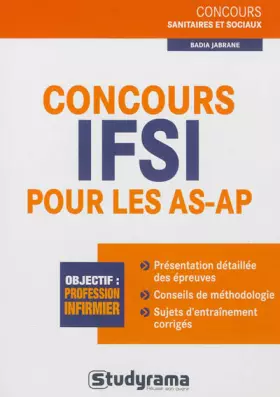 Couverture du produit · Concours IFSI pour les AS-AP