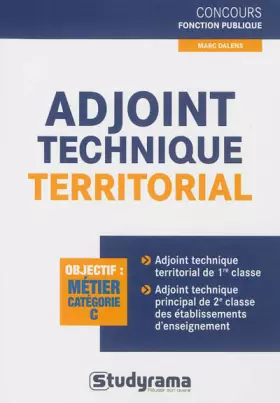 Couverture du produit · Adjoint technique territorial