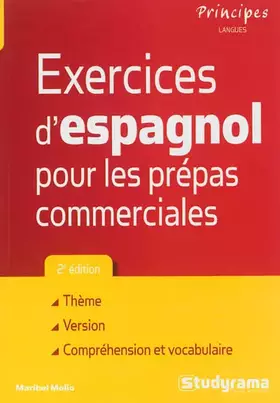 Couverture du produit · Exercices d'espagnol pour les prépas commerciales
