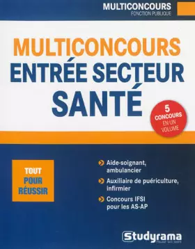Couverture du produit · Multiconcours entrée secteur santé