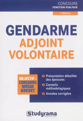 Couverture du produit · Gendarme adjoint volontaire
