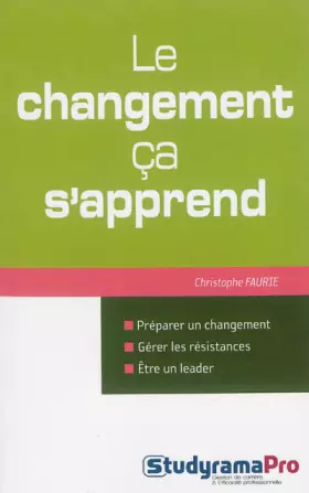 Couverture du produit · Le changement, ça s'apprend !