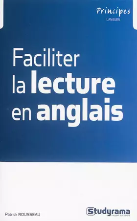 Couverture du produit · Faciliter la lecture en anglais