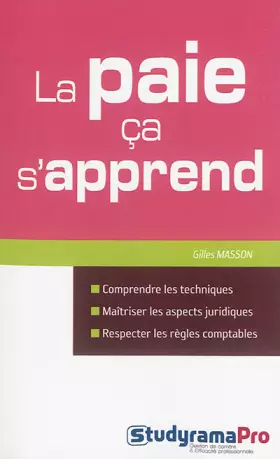 Couverture du produit · La paie, ça s'apprend !