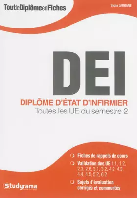 Couverture du produit · DEI Diplôme d'état d'infirmier (semestre 2)