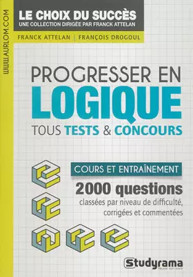 Couverture du produit · Progresser en logique