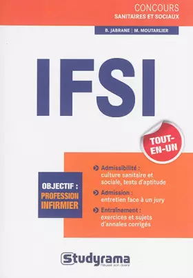 Couverture du produit · IFSI Profession infirmier